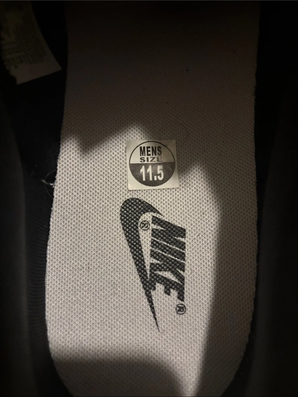 Nike Men’s Punk Black and White Low-Top Sneakers
